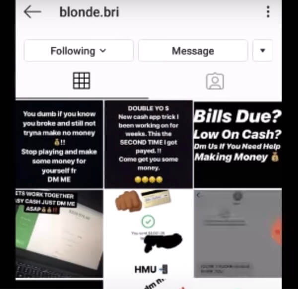 fake cash app payment